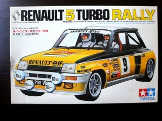 Tamiya 1/24 Renault 5 Turbo Rally Valuable Steal & Vintage