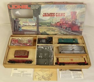 Lionel 6 - 1053 Vintage " James Gang " Santa Fe Dc Only Train Set - Vg,  Orig