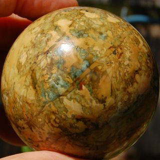 Spherefactor: Rare " King Of Jaspers " Morrisonite Ball Sphere