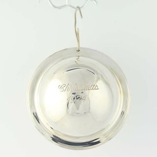 1974 Neiman Marcus Christmas Ornament - Sterling Silver Vintage Holiday Gift