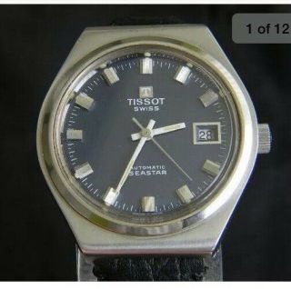 Mens Vintage TISSOT SEASTAR AUTOMATIC with TISSOT Box 2