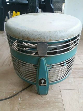 Vintage Emerson 3 - Speed Electric Stool Fan 74646 - As