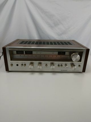 Vintage Pioneer Stereo Receiver Sx - 680 Powers On Parts Only