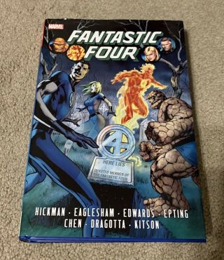 Marvel Fantastic Four 4 Hickman Omnibus Volume 1 One Hardcover Hc Rare Oop Book