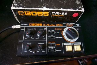 Roland Boss Dr - 55 Dr.  Rhythm Vintage Analog Programmable Drum Machine