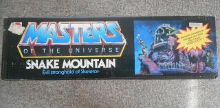 Snake Mountain Vintage 1983 He - Man MOTU Mattel 10