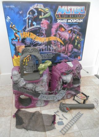 Snake Mountain Vintage 1983 He - Man Motu Mattel