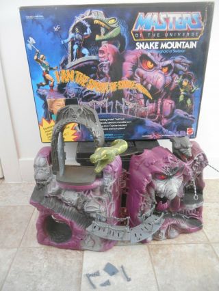 Snake Mountain Vintage 1983 He - Man MOTU Mattel 3