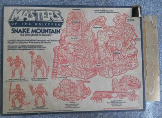 Snake Mountain Vintage 1983 He - Man MOTU Mattel 8