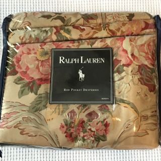 Ralph Lauren Guinevere Lined Curtain Panels Pair 84 X 84 Drapes Rod Pocket Vtg