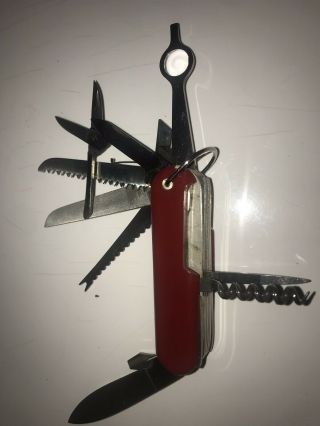 Vintage Wenger Swiss Army Knife And Paper 4