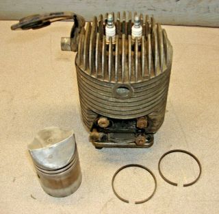 Simplex Servi Cycle Cylinder Piston & Rings Top End Vintage 119 R Sp 104 2 Sx