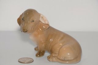 Vintage Royal Copenhagen Denmark Theodor Madsen Dachshund Dog Porcelain No.  3140