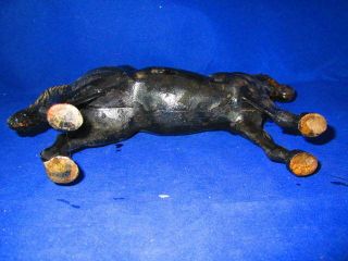 Vintage Antique Cast Iron Painted PA Horse - 10.  75 x 9.  75 Inches - 5.  3 Pounds 5