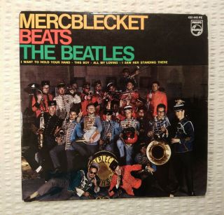 Ultra Rare Beatles " Mercblecket Beats The Beatles " Philips Swedish 7 " (1964)