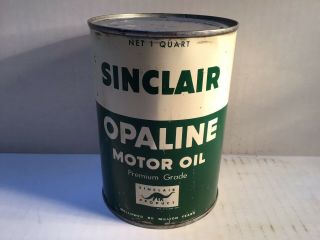 Vintage Sinclair Oil Quart NOS Can Gas Rare Handy Sign Sunoco Texaco Mobil Shell 2