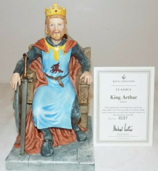 Rare Limited Edition Royal Doulton King Arthur Figurine 4541