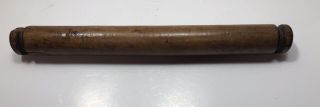 Vintage Rolling Pin No Handle Rare Gorgeous 19th Century Single Piece Of Wood.