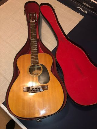 Vintage 70’s Dorado 2229 Gretsch 5992 Acoustic 12 String Guitar With Case