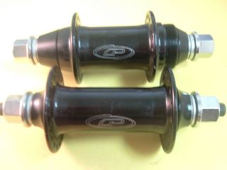 Powerlite Bearing Bmx Hubs / Nos - Vintage - 36 Hole - Black