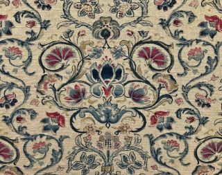 Ralph Lauren Queen Provence Linen Cotton Duvet Cover & 2 Shams VTG 90s 2