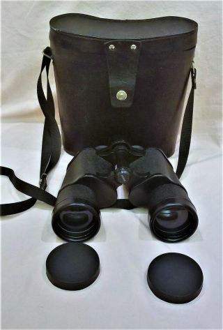 Soviet Era Binocular 10 X 50 Vintage Made In Ussr With Case