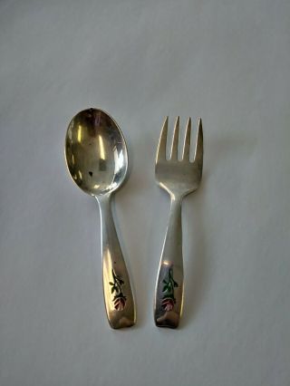 Tiffany & Company Sterling Silver Baby Fork & Spoon
