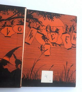 HALLOWE ' EN TALES By Ethel Owen Illustrated VINTAGE 1920 ' s HALLOWEEN Hubbard 2