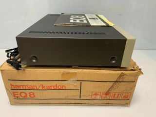 Vintage Harman Kardon EQ - 8,  10 Band Stereo Graphic Equalizer Made in Japan w/Box 4