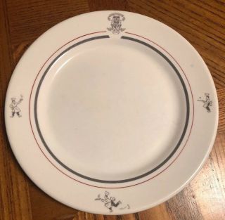 Vintage Toddle House Diner Dinner Plate Ivory Iroquois China Restaurant Ware