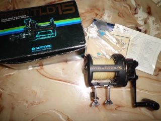 Vintage Shimano Triton Tld 15 Conventional Reel Made In Japan -