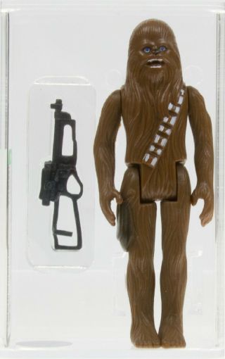 Star Wars 1977 Vintage Kenner Chewbacca (hk) Loose Action Figure Afa 75