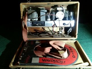 Vintage 1940s ZENITH Long Distance Radio w Wavemagnet Mod 6G501M 15 