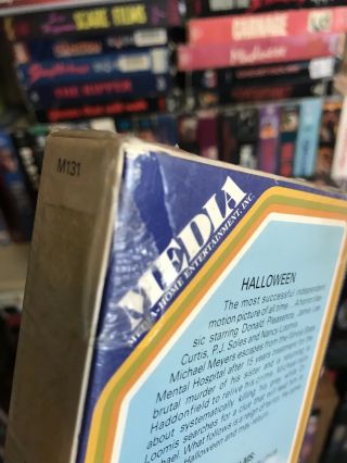 Halloween VHS 1978 Media Meda Release Horror Rare John Carpenter 7