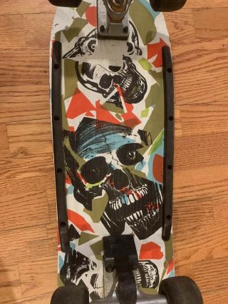 Vintage MALONE Skateboard.  Retro From 80s.  ULTRA RARE Complete 3