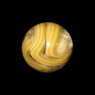 Vintage Christensen Agate Co.  Swirl Marble Grouping (4) - - Incl.  a Snotty 4