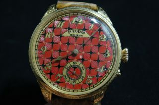Ed.  Koehn Geneve (assoc.  Of Patek Philippe) Vintage Luxury Mens Wristwatch