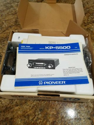 VINTAGE Pioneer kp - 5500 Car AM/FM Cassette Stereo Tuner 4