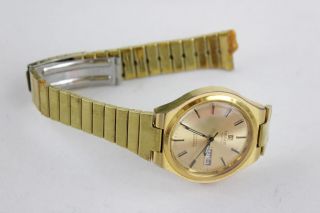 Vintage Gents Tissot Seastar Gold Tone Wristwatch Automatic