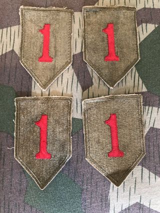 Ww2 U.  S.  First Infantry Division Patches (2)