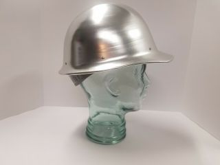 Vintage Bullard Silver Aluminum Hardboiled Hard Hat 502