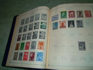 Scott International Album 1940 ' S edition over 1700 vintage stamps 8