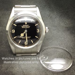 High Dome Crystal Fit Rolex Explorer 1016 (gilt Dial) Vintage Watch Plexi