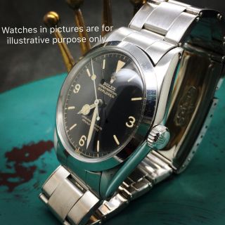 High Dome Crystal Fit Rolex Explorer 1016 (Gilt Dial) Vintage Watch Plexi 3