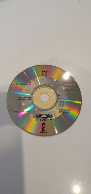 U2 - WITH OR WITHOUT YOU RARE CD VIDEO 3