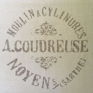 EUC Restoration Hardware VINTAGE FRENCH MILL LINEN MOULINS Pillow Cover 21” Sq 4