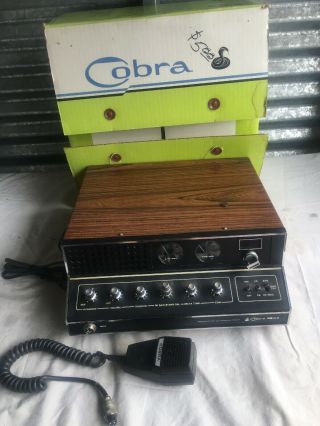 Vintage Cobra 89xlr 40 Channel Base Station Cb Radio Box &