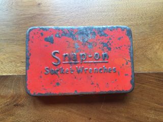 Vintage Snap - On Socket Wrenches Box And 1/4 " Socket Set