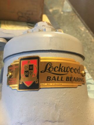 Vintage Lockwood Ball Bearing Door Closer Cast Iron 4