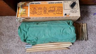 Vtg Thermos Scout Canvas Pup Tent 5 